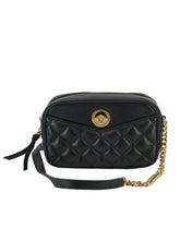 Versace Elegant Small Black Leather Crossbody Bag -  Luxury Cross Body Bag for Women -  Versace.